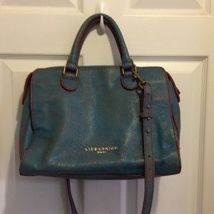 Liebeskind Berlin Crossbody Satchel Turquoise